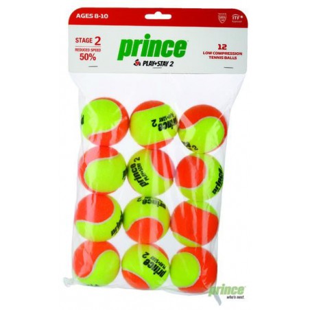 Prince Play&Stay Stage 2 piłki tenisowe