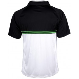 Prince Stripe Polo (white/black/green) meskie polo tenisowe 