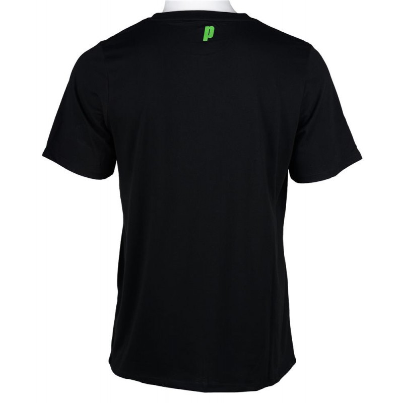 Prince Splatter Tee (black) męska koszulka tenisowa