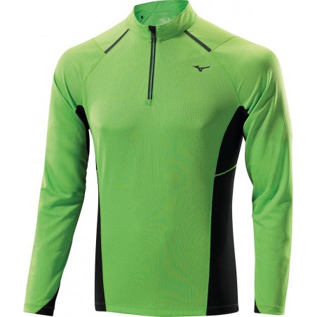 Mizuno Warmalite 1/2 Zip LS Tee koszulka biegowa Mizuno Warmalite 1/2 Zip LS Tee koszulka biegowa