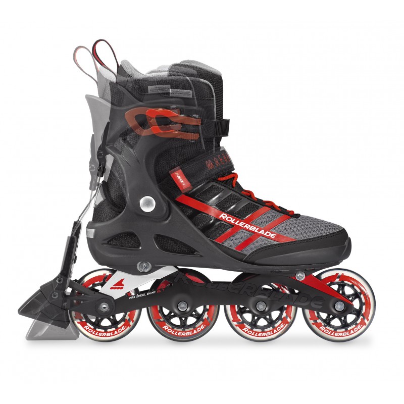 Rolki Rollerblade Macroblade 84 ABT czerwone 2017