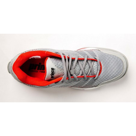 Buty tenisowe Prince T22 Lite męskie grej/black/red Buty tenisowe Prince T22 Lite męskie grej/black/red