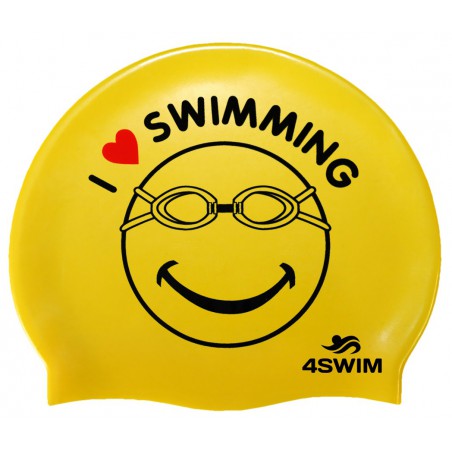 Czepek 4SWIM Printing Cap żółty