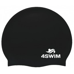Czepek 4SWIM Solid Color Cap czarny