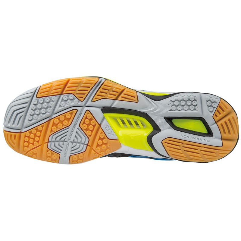 Buty halowe do piłki ręcznej Mizuno Wave Stealth 4 niebieskie