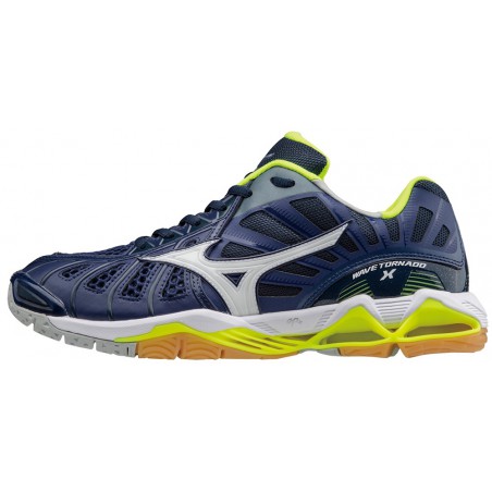 Buty halowe do siatkówki Mizuno Wave Tornado X niebieskie  Buty halowe do siatkówki Mizuno Wave Tornado X niebieskie