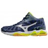 Buty halowe do siatkówki Mizuno Wave Tornado X Mid niebieskie