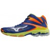 Buty halowe do siatkówki Mizuno Wave Lightning Z3 Mid niebieskie