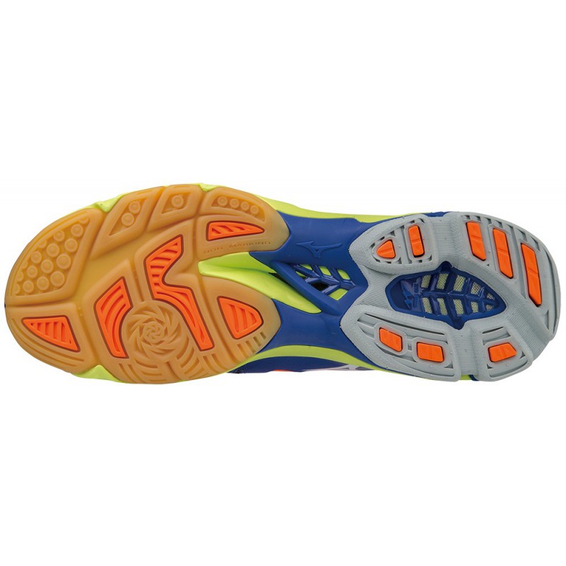 Buty halowe do siatkówki Mizuno Wave Lightning Z3 Mid niebieskie