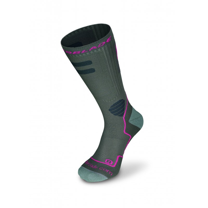 Skarpety Rollerblade High Performance W Socks szaro-różowe 2018 Skarpety Rollerblade High Performance W Socks szaro-różowe 2018