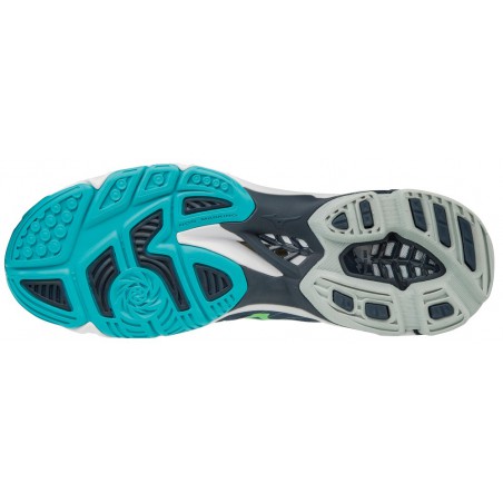 Buty halowe do siatkówki Mizuno Wave Lightning Z4 MID granatowe 2018