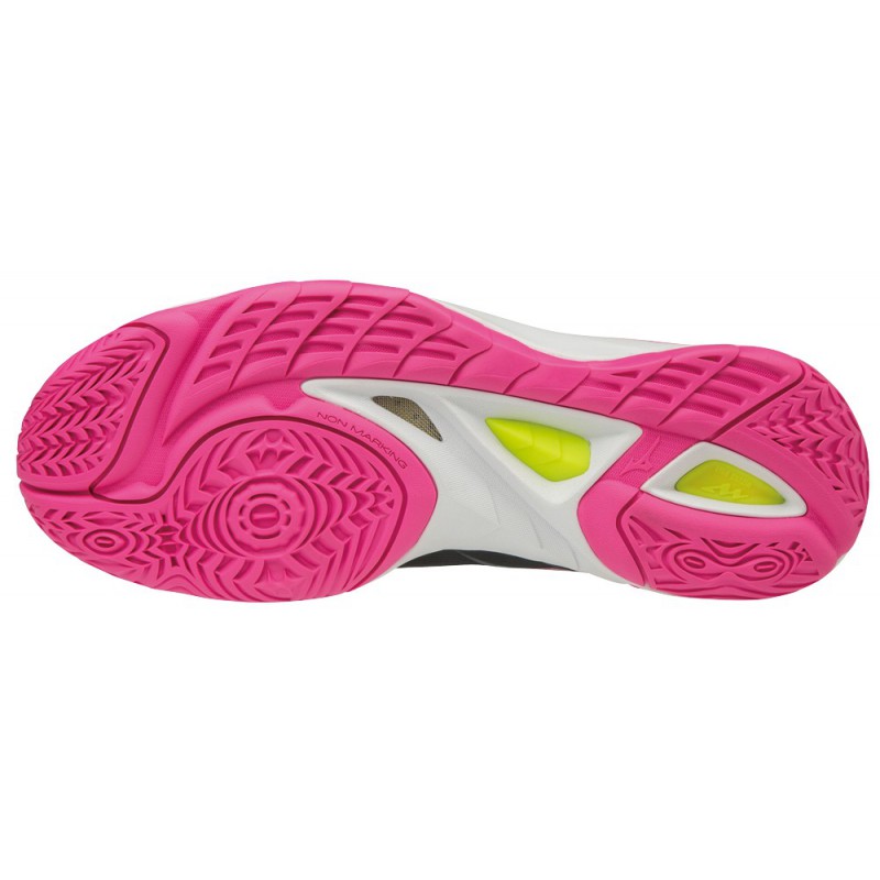 Buty halowe do gry w piłkę ręczną Mizuno Wave Mirage 2 damskie czarne 2018