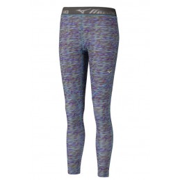 Mizuno Getry Impulse Printed Long Tight damskie niebieskie
