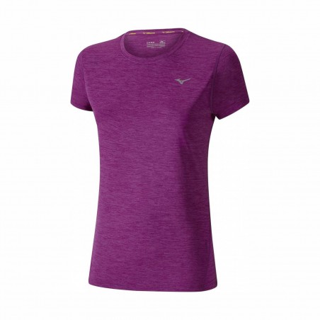 Mizuno Koszulka do biegania Impulse Core Tee damska fioletowa