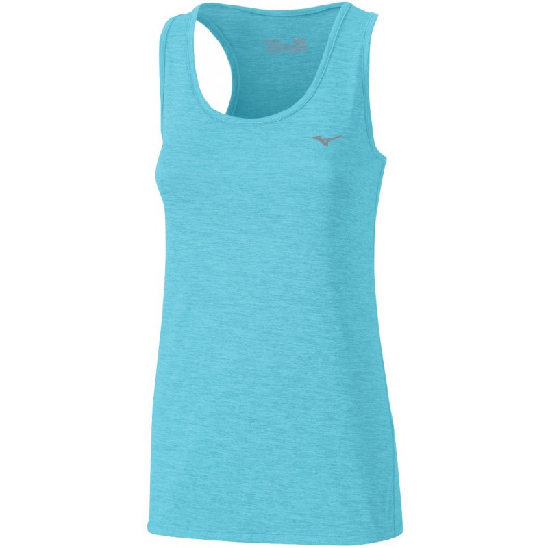 Mizuno Koszulka do biegania Impulse Core Tank damska niebieska Mizuno Koszulka do biegania Impulse Core Tank damska niebieska