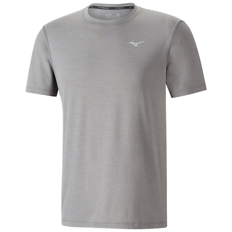Mizuno Koszulka do biegania Impulse Core Tee szara Mizuno Koszulka do biegania Impulse Core Tee szara