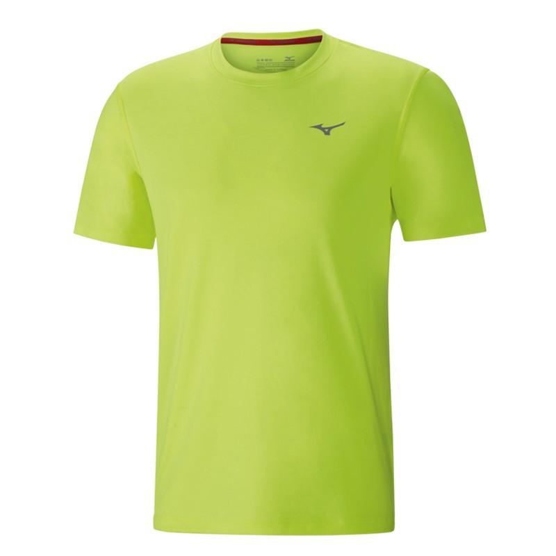 Mizuno Koszulka do biegania Impulse Core Tee żółta Mizuno Koszulka do biegania Impulse Core Tee żółta