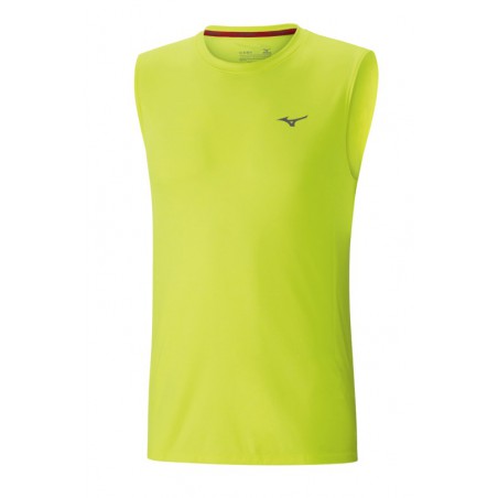 Mizuno Koszulka do biegania Impulse Core Sleeveless żółta