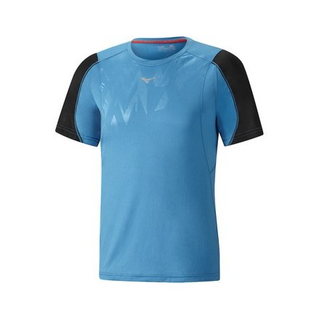 Mizuno Koszulka do biegania Alpha Vent Tee niebieska Mizuno Koszulka do biegania Alpha Vent Tee niebieska