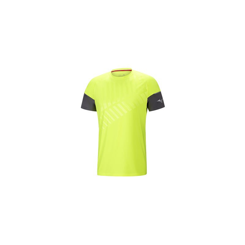 Mizuno Koszulka Shadow Tee żółta Mizuno Koszulka Shadow Tee żółta
