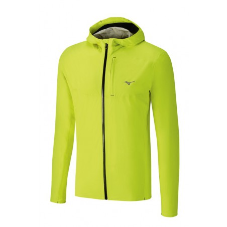 Mizuno Kurtka do biegania Waterproof 20K Jacket żółta