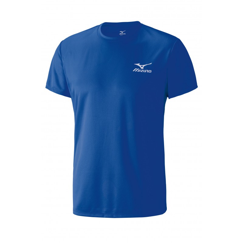 Mizuno Koszulka do biegania DryLite Tee niebieska Mizuno Koszulka do biegania DryLite Tee niebieska