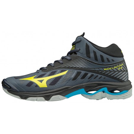 Buty halowe do siatkówki Mizuno Wave Lightning Z4 Mid czarne 2018 Buty halowe do siatkówki Mizuno Wave Lightning Z4 Mid czarne 2018