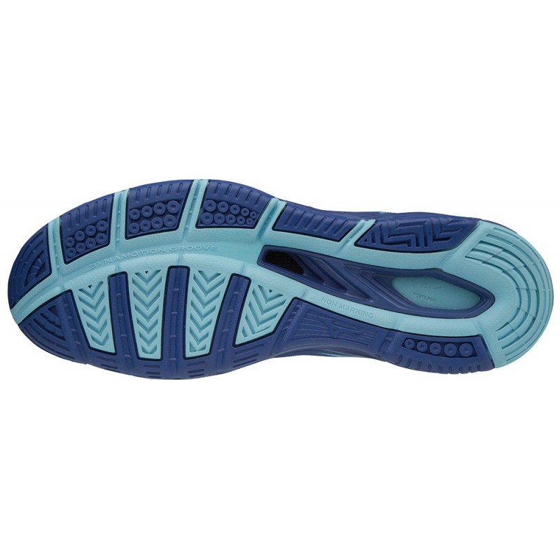 Buty halowe do siatkówki Mizuno Wave Luminous granatowe 2018