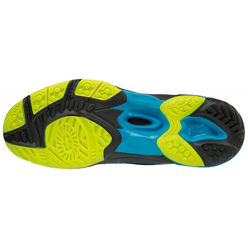 Buty halowe do siatkówki Mizuno Wave Hurricane 3 czarne 2018