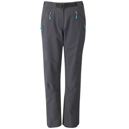 Rab Spodnie softshellowe Exodus Pants damskie grafitowe