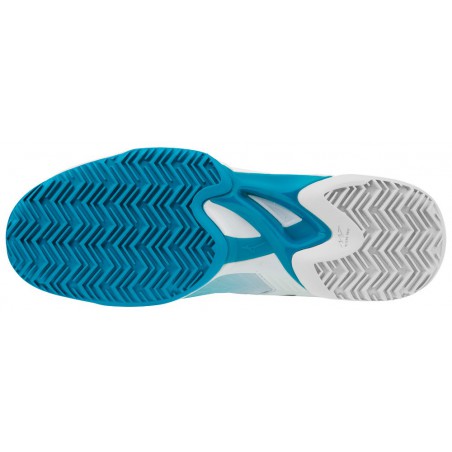 Buty do tenisa Mizuno Wave Exceed Tour 3 CC damskie błękitne 2019