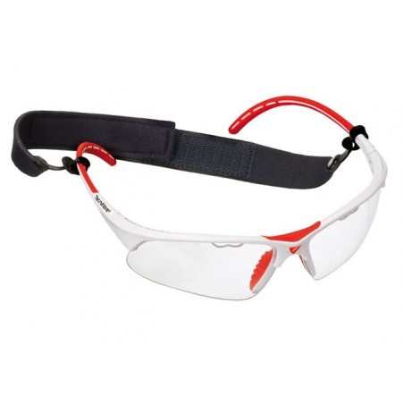 Okulary do squasha Tecnifibre Squash Glasses białe