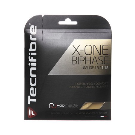 Naciąg tenisowy Tecnifibre X One Biphase (12,2 m) czerwony - 1,18 mm