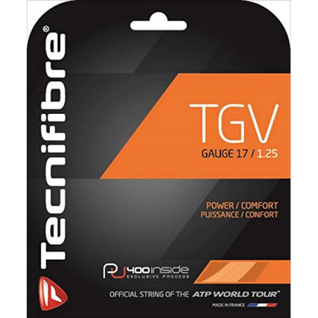 Naciąg tenisowy Tecnifibre TGV (12,2 m) naturalny - 1,25 mm Naciąg tenisowy Tecnifibre TGV (12,2 m) naturalny - 1,25 mm