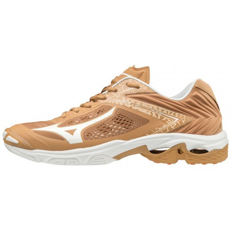 Buty do siatkówki Mizuno Wave Lightning Z5 beżowe 2019 Buty do siatkówki Mizuno Wave Lightning Z5 beżowe 2019