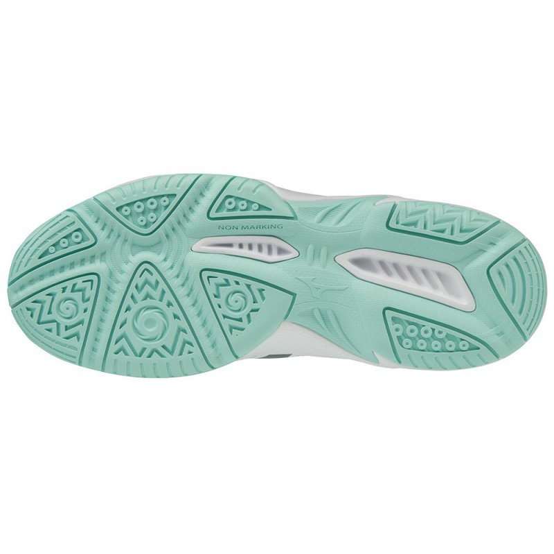 Buty halowe do siatkówki Mizuno Cyclone Speed 2 damskie granatowe 2019