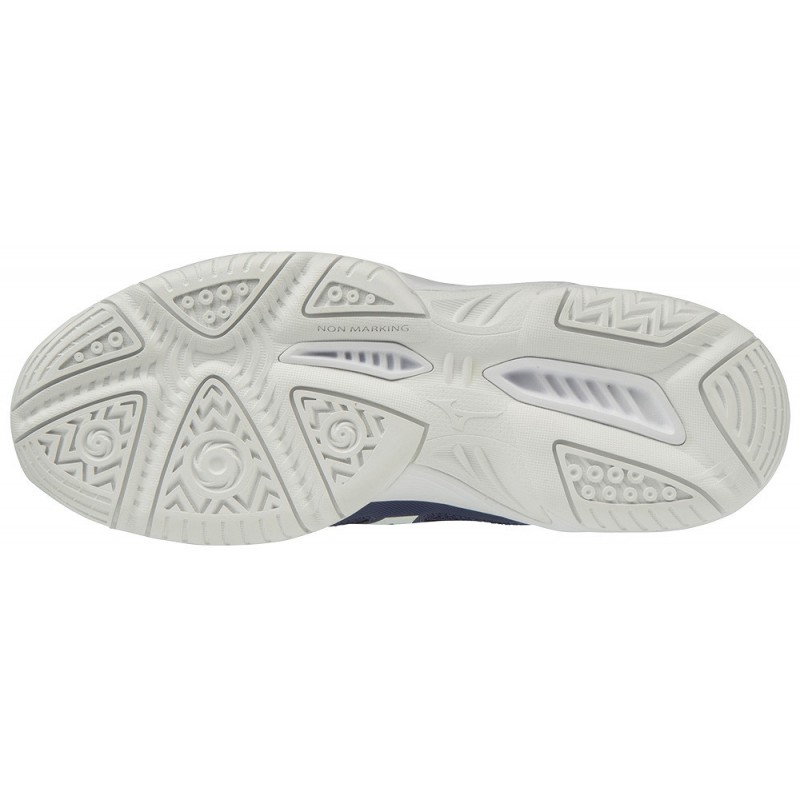 Buty halowe do siatkówki Mizuno Cyclone Speed 2 Jr granatowe 2019