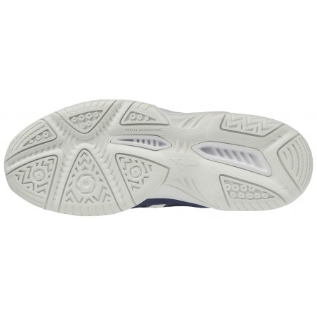 Buty halowe do siatkówki Mizuno Cyclone Speed 2 Jr granatowe 2019