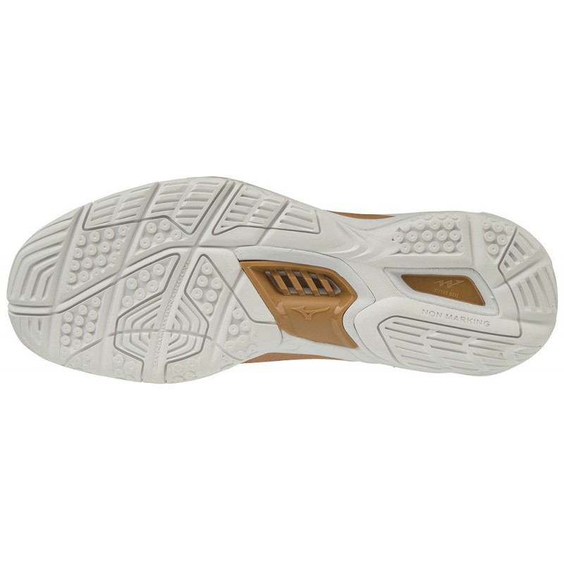 Buty do piłki ręcznej Mizuno Wave Stealth V beżowe 2019