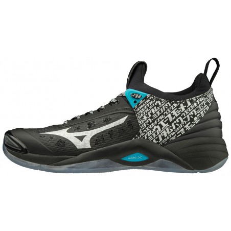 Buty do siatkówki Mizuno Wave Momentum czarne 2020 Buty do siatkówki Mizuno Wave Momentum czarne 2020