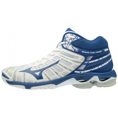 Buty do siatkówki Mizuno Wave Voltage Mid białe 2020 Buty do siatkówki Mizuno Wave Voltage Mid białe 2020