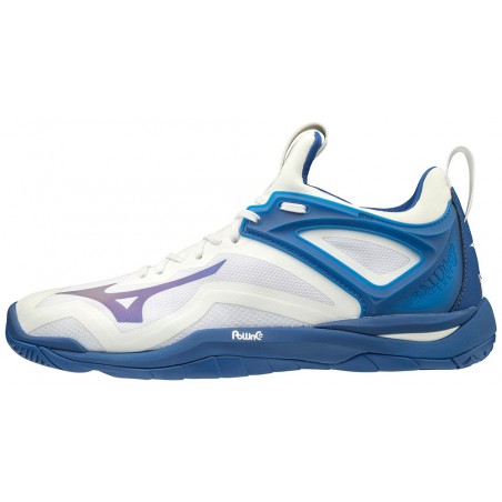 Buty halowe do gry w piłkę ręczną Mizuno Wave Mirage 3 niebieskie 2020 Buty halowe do gry w piłkę ręczną Mizuno Wave Mirage 3 niebieskie 2020