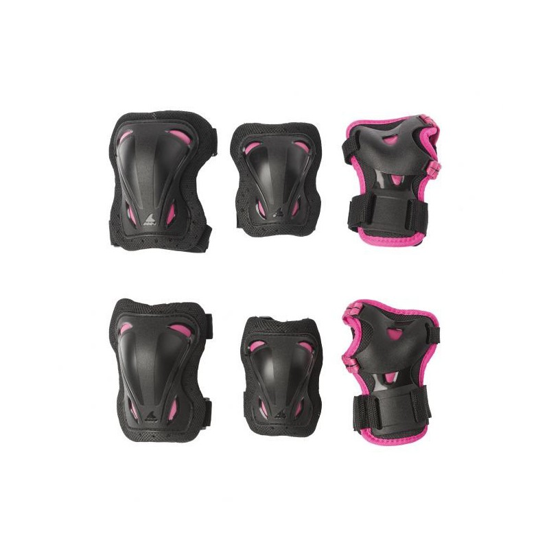 Zestaw ochraniaczy Rollerblade Skate Gear Junior 3 Pack różowe 2020