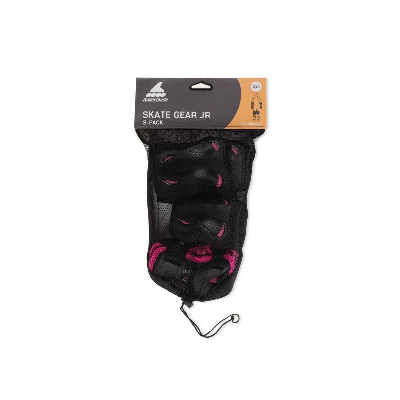 Zestaw ochraniaczy Rollerblade Skate Gear Junior 3 Pack różowe 2020