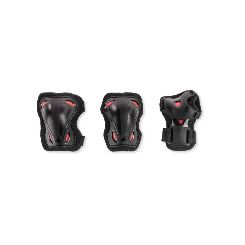 Zestaw ochraniaczy Rollerblade Skate Gear Junior 3 Pack czerwone 2020 Zestaw ochraniaczy Rollerblade Skate Gear Junior 3 Pack czerwone 2020