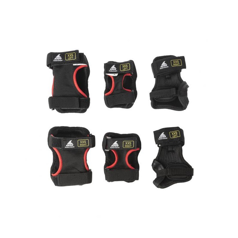 Zestaw ochraniaczy Rollerblade Skate Gear Junior 3 Pack czerwone 2020