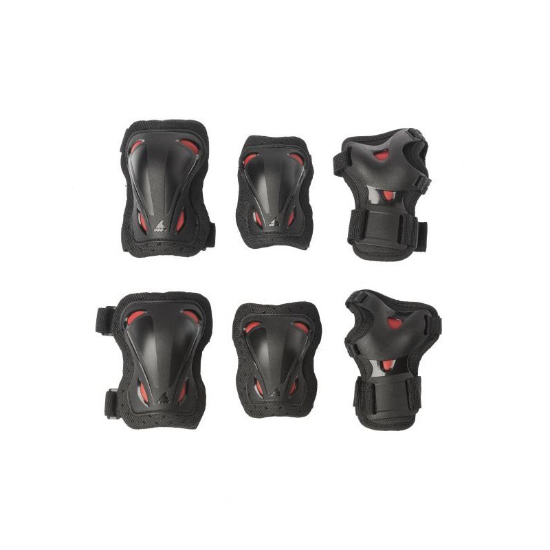 Zestaw ochraniaczy Rollerblade Skate Gear Junior 3 Pack czerwone 2020