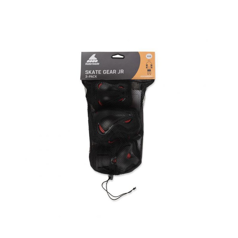 Zestaw ochraniaczy Rollerblade Skate Gear Junior 3 Pack czerwone 2020