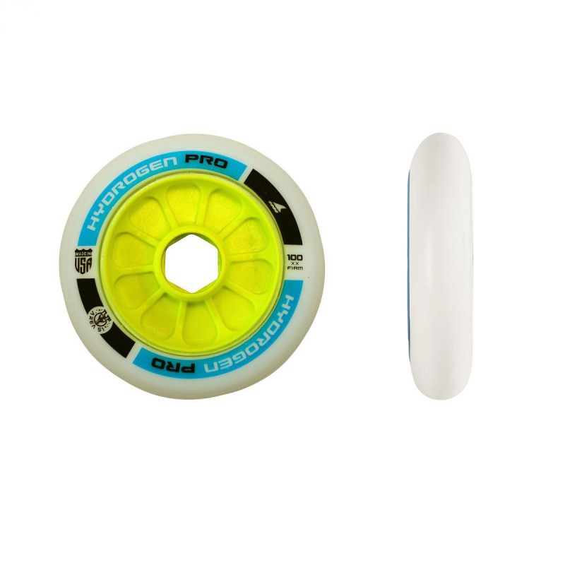 Kółka do rolek Rollerblade Hydrogen Pro 100 mm XX-Firm niebieskie 2020