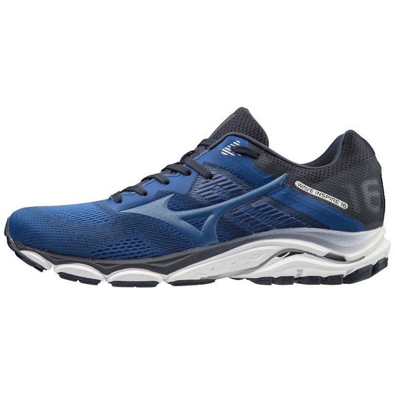 Buty do biegania Mizuno Wave Inspire 16 szare 2020 Buty do biegania Mizuno Wave Inspire 16 szare 2020